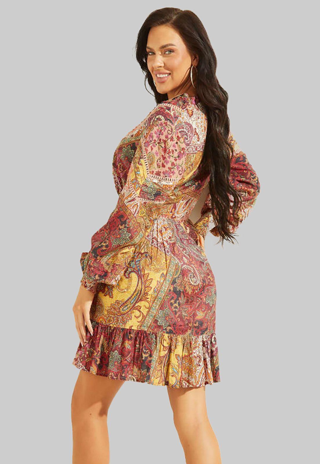 Vestido Guess Ls Mia Dress P7CF MULTICOLOR-1