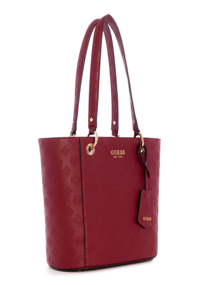 Cartera Noelle Small Elite Tote Mtg Rojo Guess-2