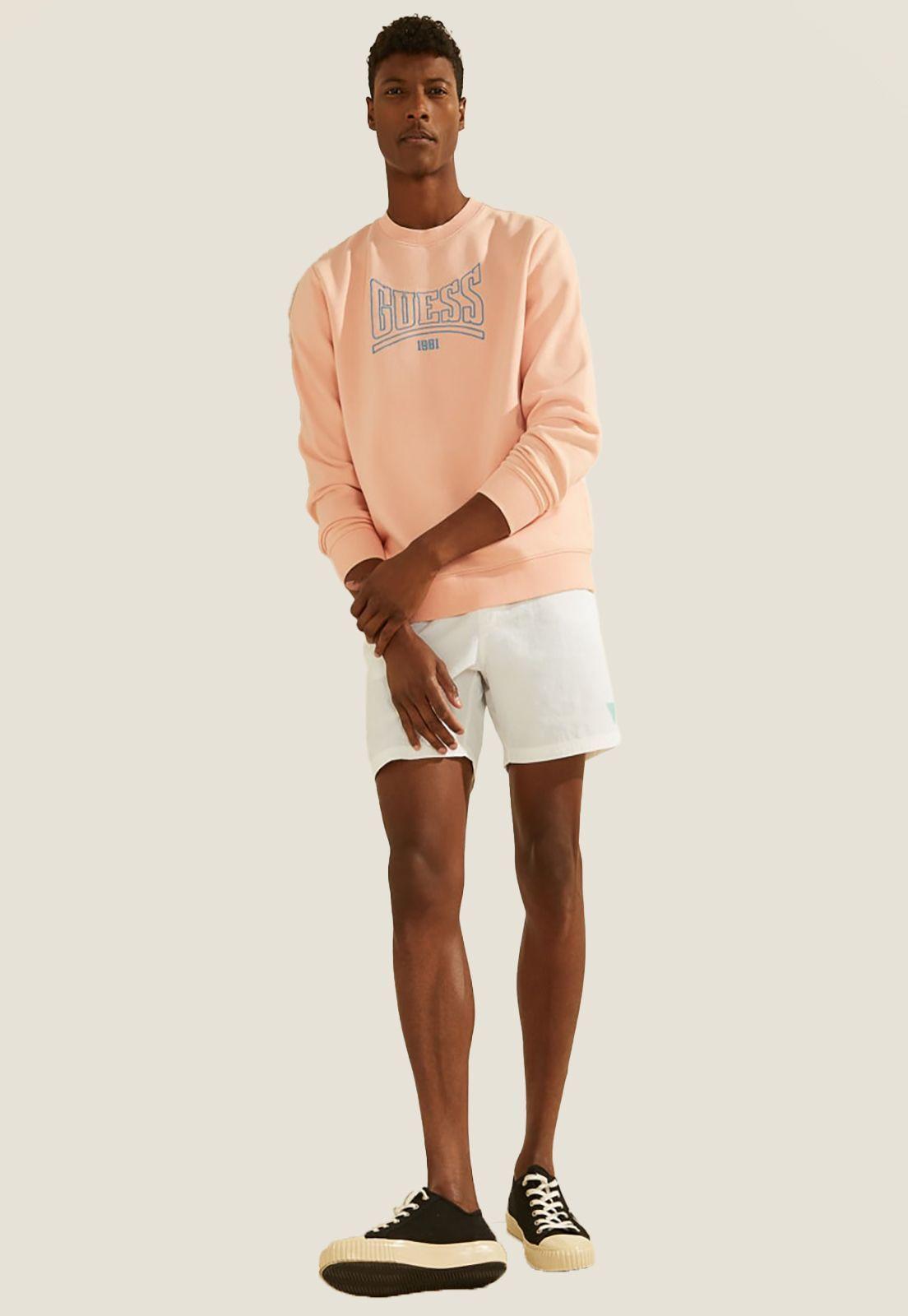 Poleron Guess Eco Roy Retro Logo-0