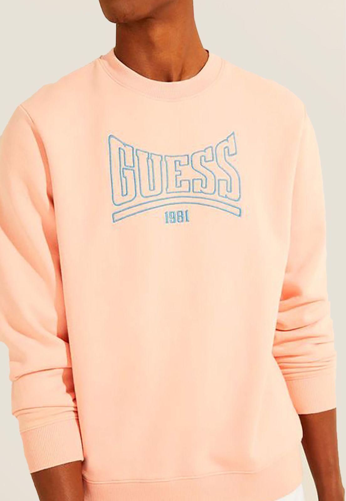 Poleron Guess Eco Roy Retro Logo-1