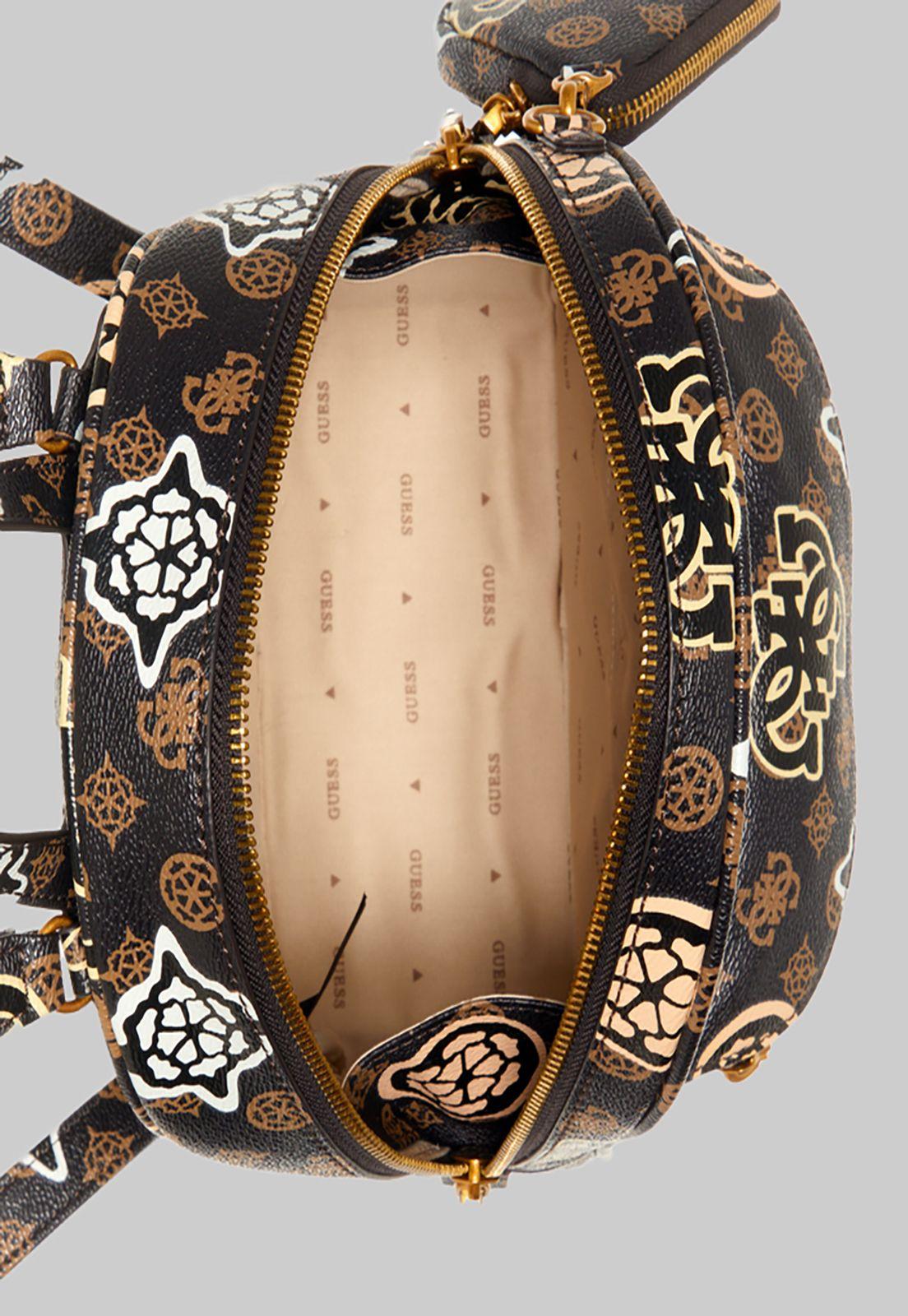 Mochila Guess House Party Large Backpack Bwl Café-3