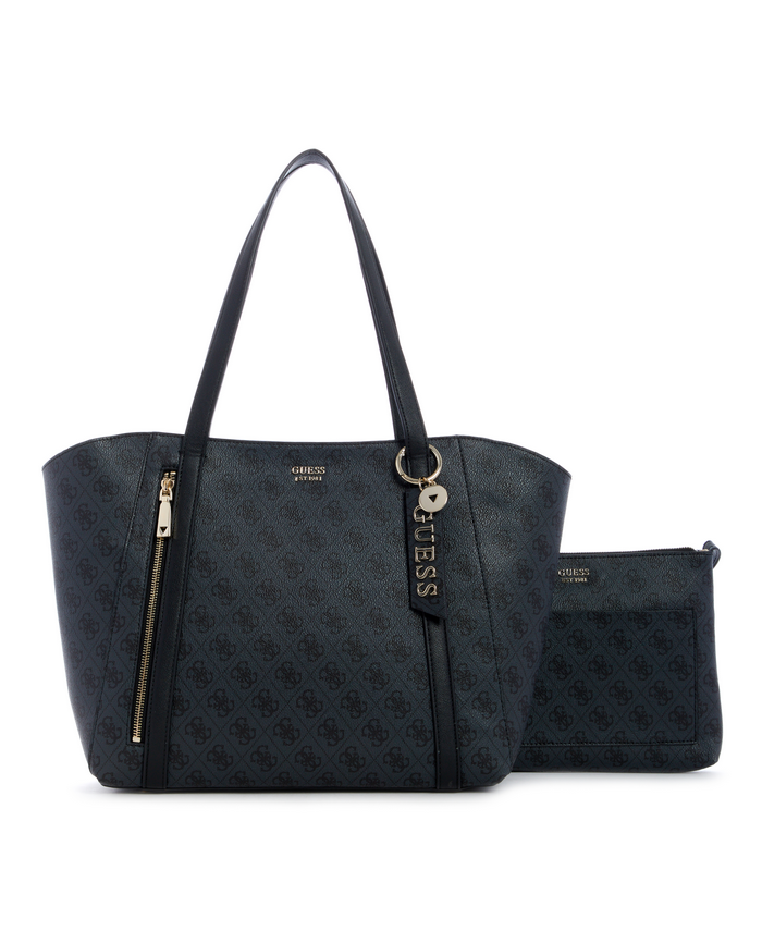 Cartera Naya Tote Coa Carbón Guess-4