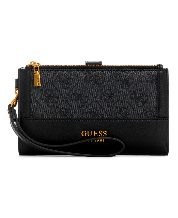 Billetera Guess Katey  Dbl  Organizer Clo Carbon-0
