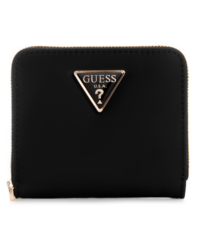 Billetera Guess Eco Gemma  Small  Around Bla Negro-0