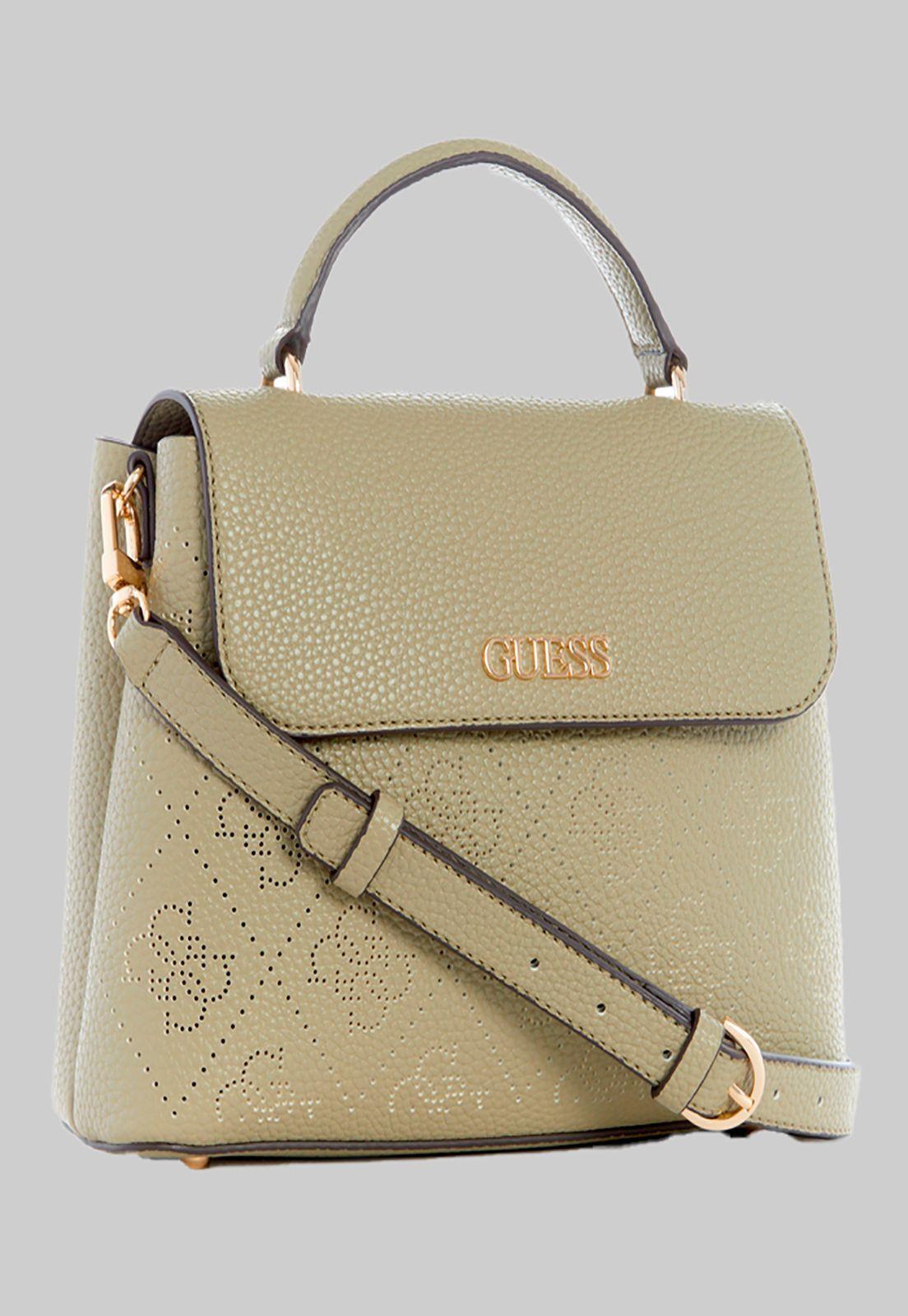 Cartera Amara Top Handle Flap Sag Verde Guess-1