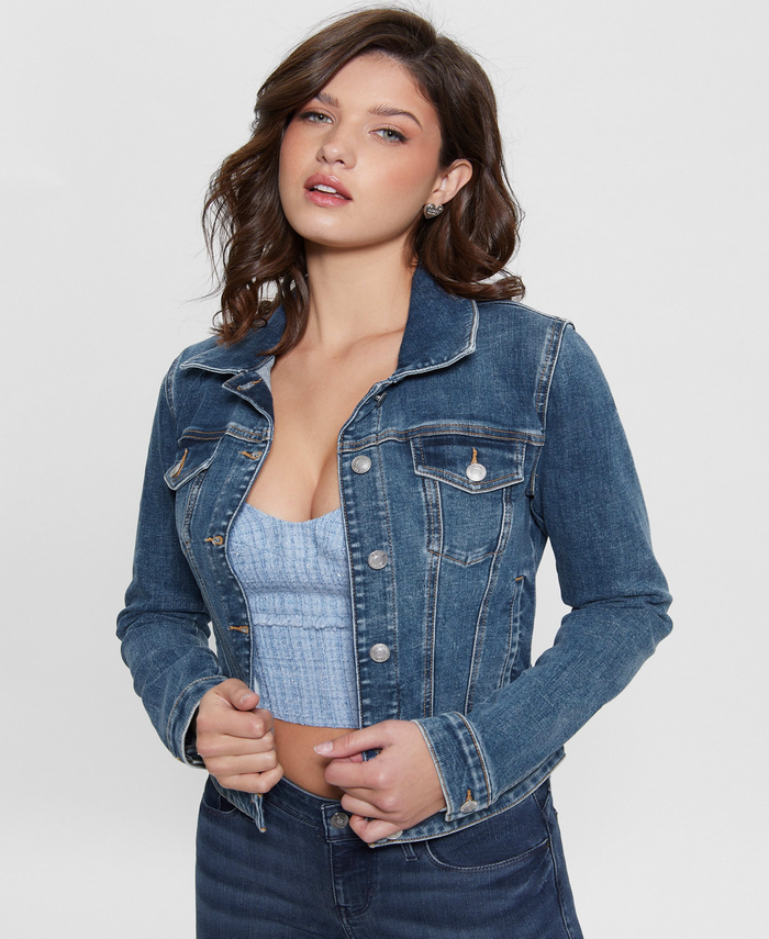 Chaqueta Guess Sexy Trucker Jacket REIW AZUL-0