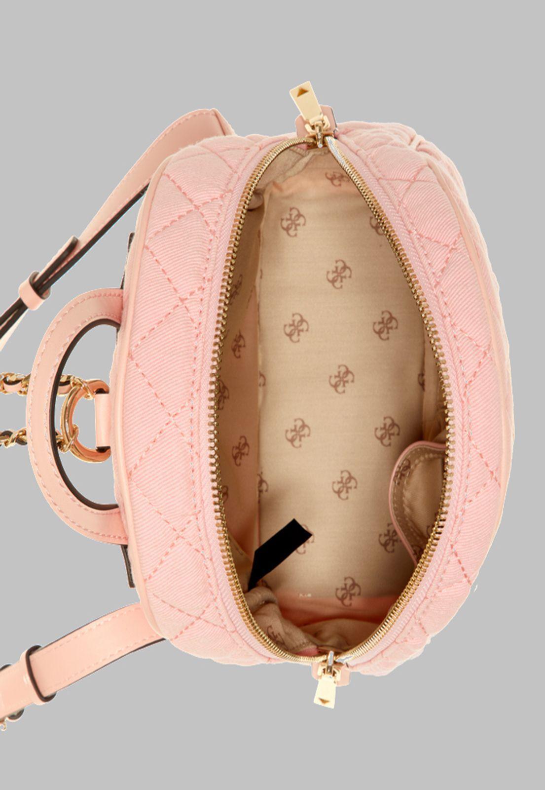 Mochila Guess Cessily Backpack Pch Rosado-3