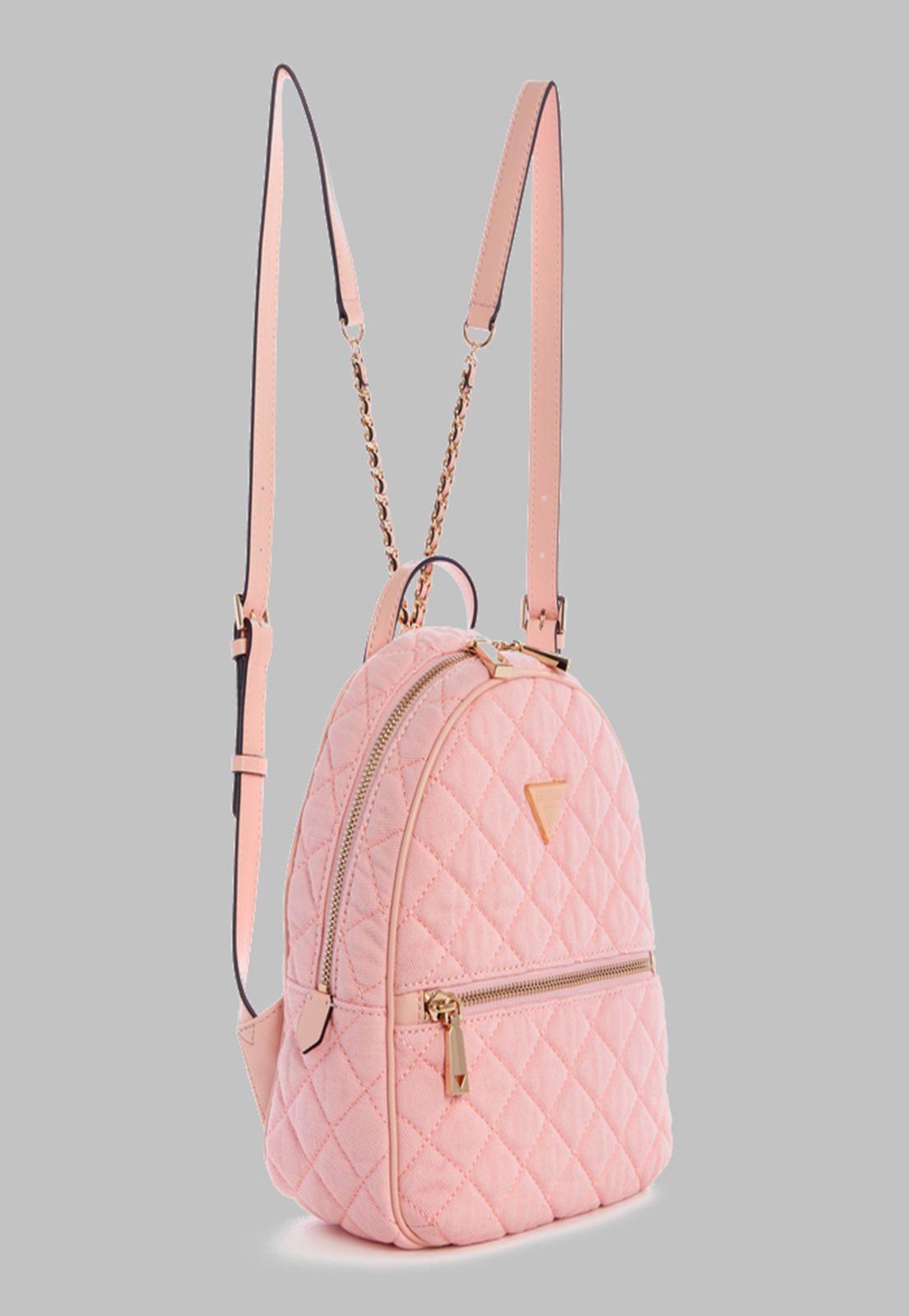 Mochila Guess Cessily Backpack Pch Rosado-1