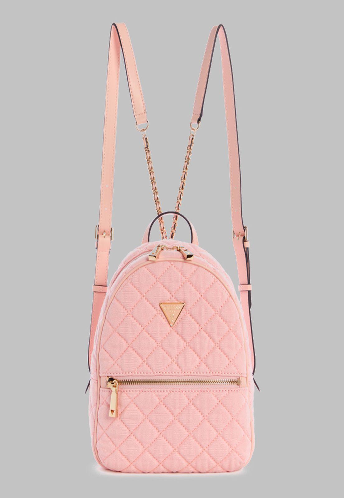 Mochila Guess Cessily Backpack Pch Rosado-0