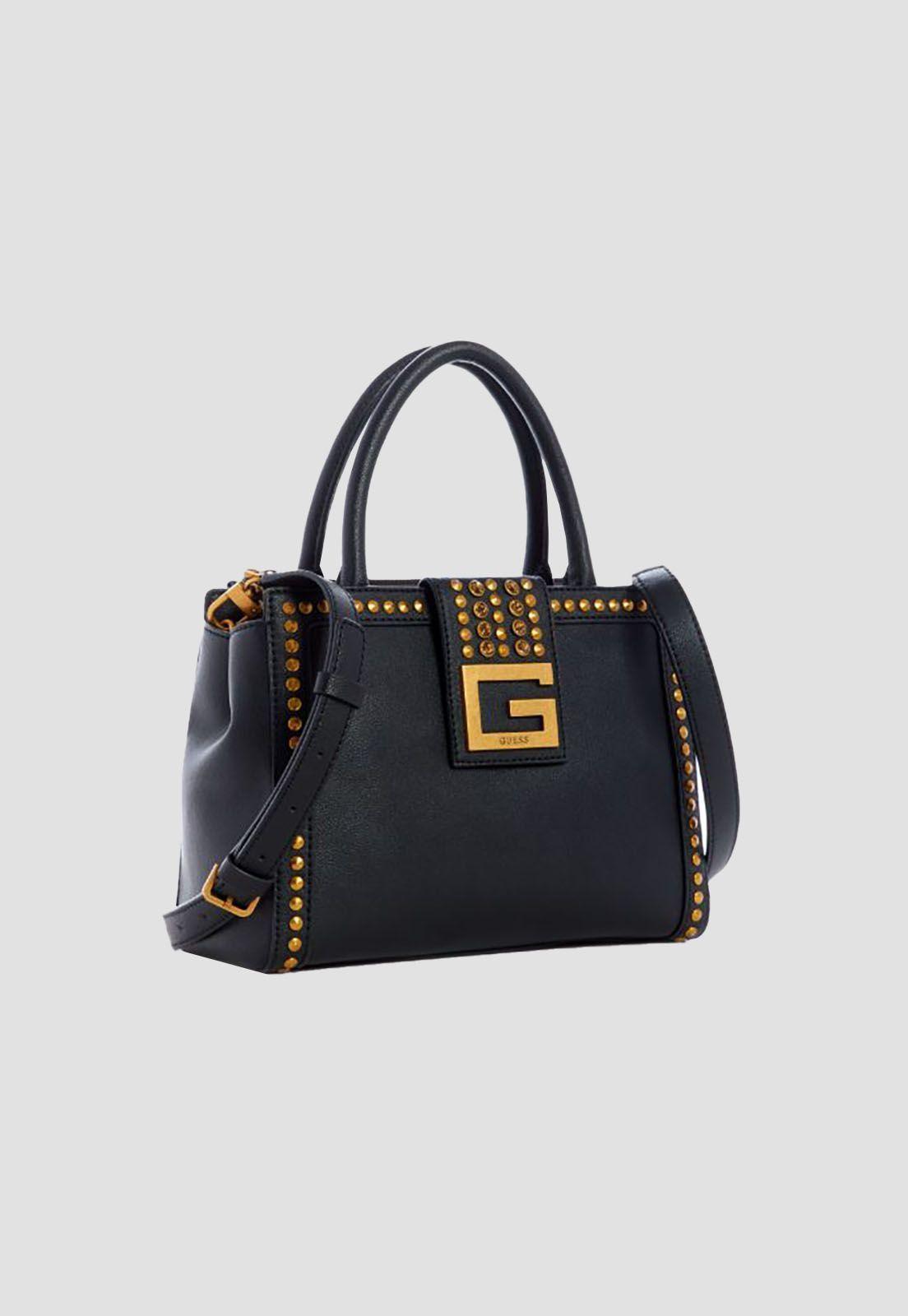 Cartera Bling Society Satchel Bla Guess-1