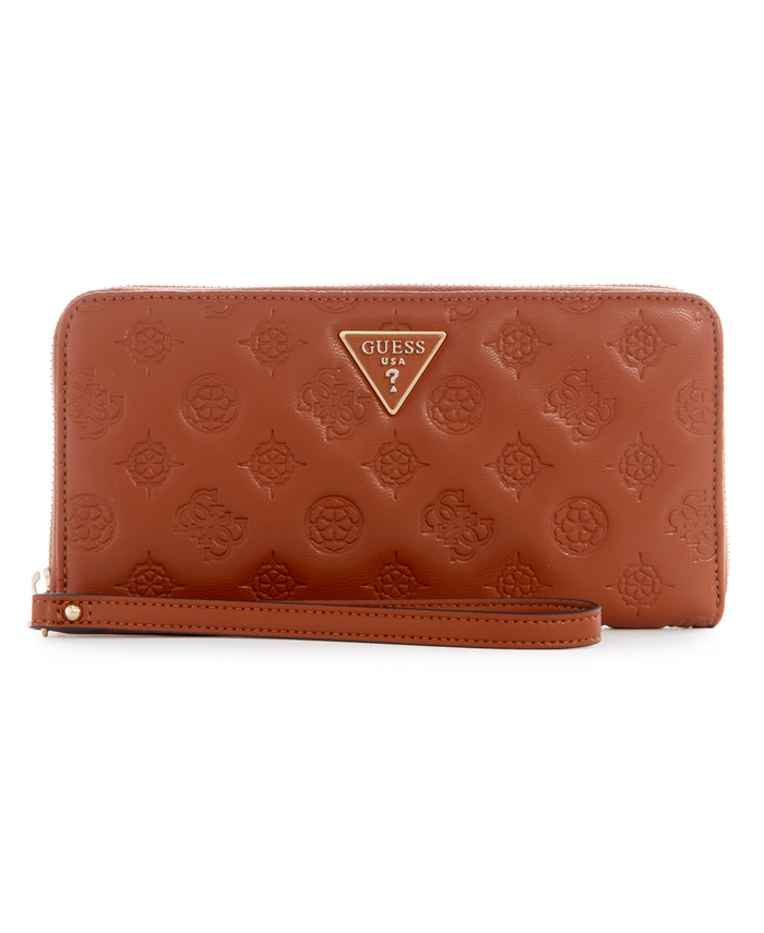 Billetera Guess La Femme Slg Large Zip Around Cog Café-0