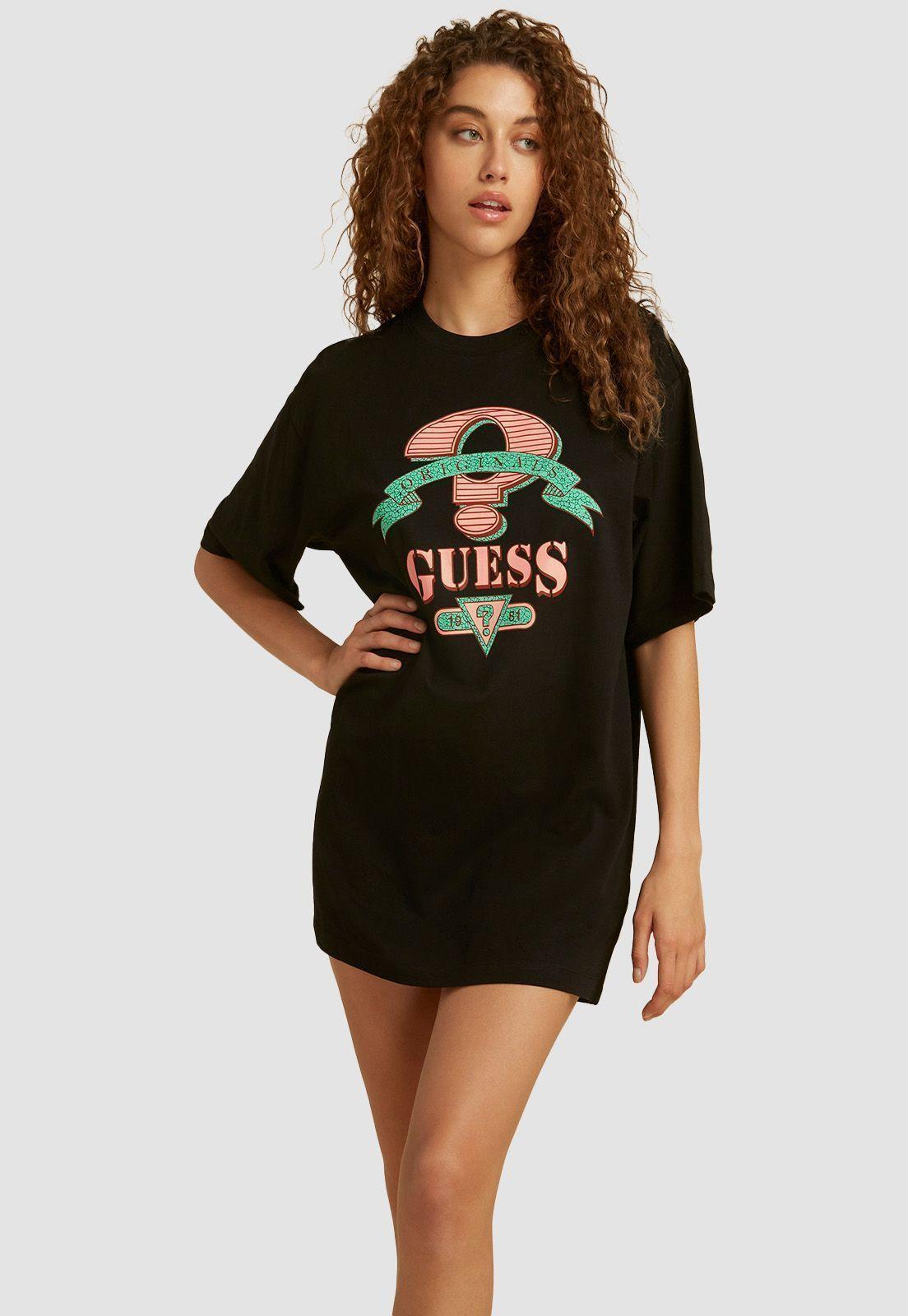 Polera Guess Go Davis Ss Shirt Dress-4