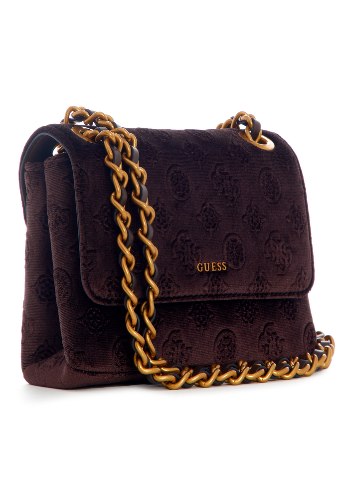 Mini Cartera Inia Mini Crossbody Drb Café Guess-2