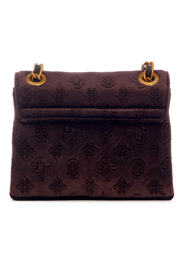 Mini Cartera Inia Mini Crossbody Drb Café Guess-1
