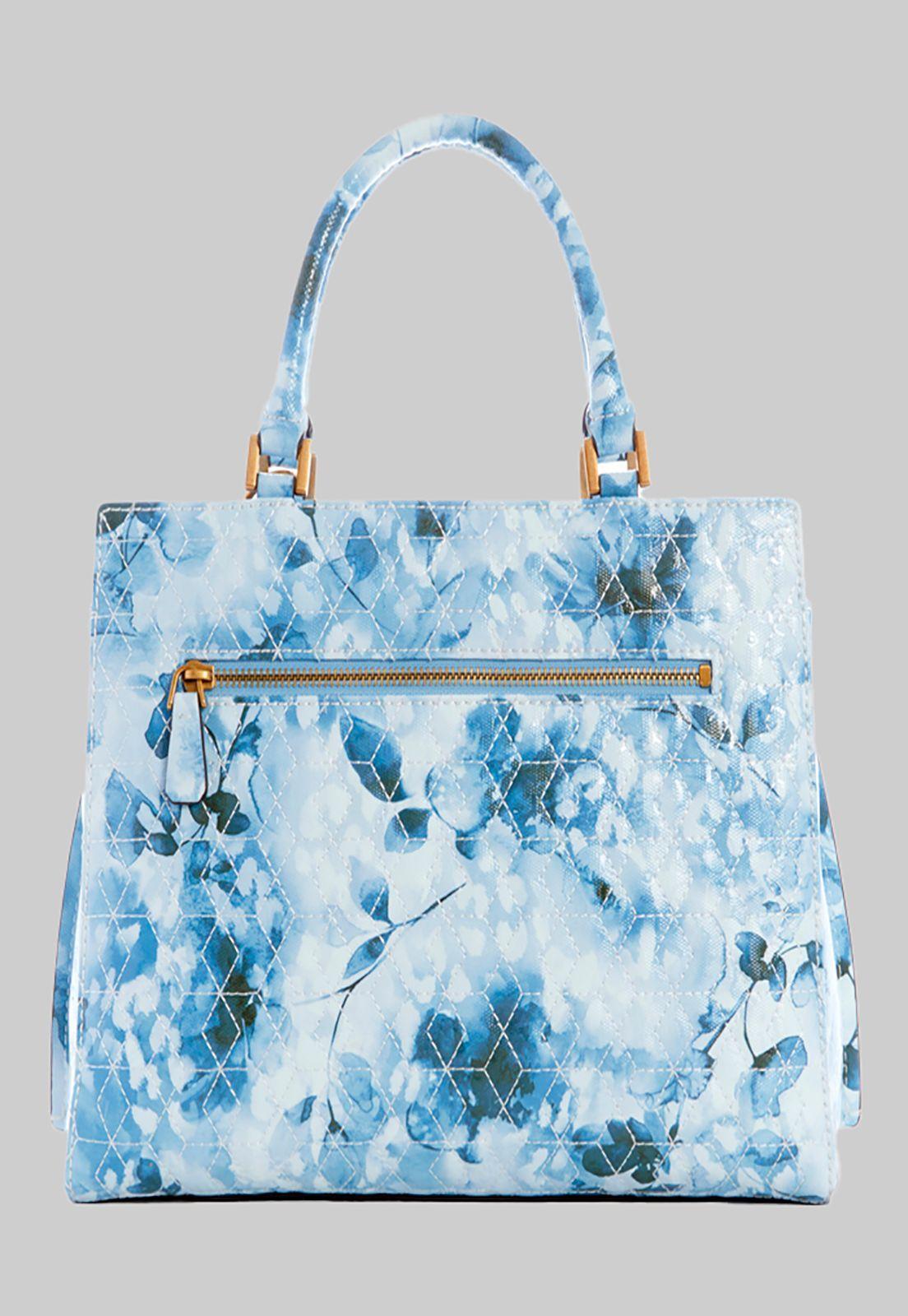 Cartera Isidora Girlfriend Satchel Blf Azul Guess-2