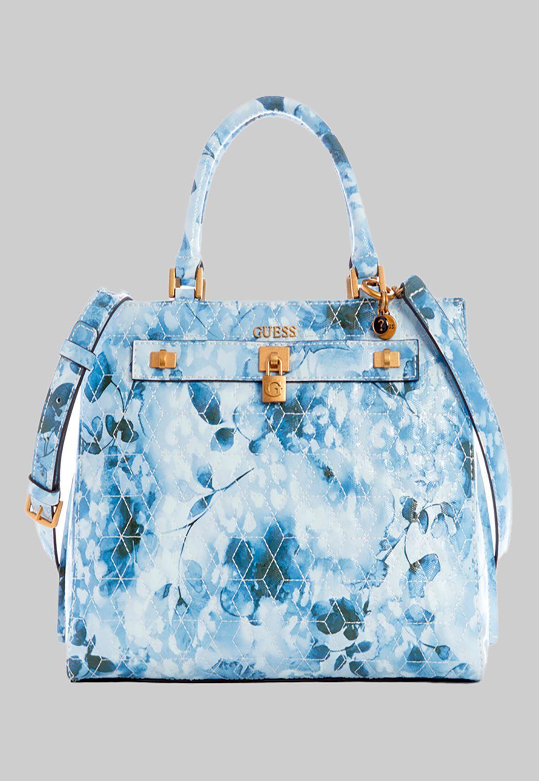 Cartera Isidora Girlfriend Satchel Blf Azul Guess-0