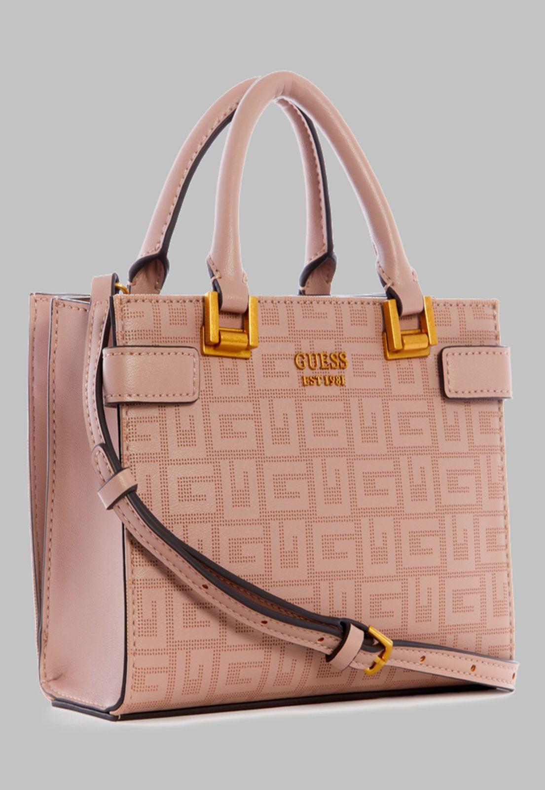 Mini Cartera Guess Atene Mini Satchel Bst Beige-1