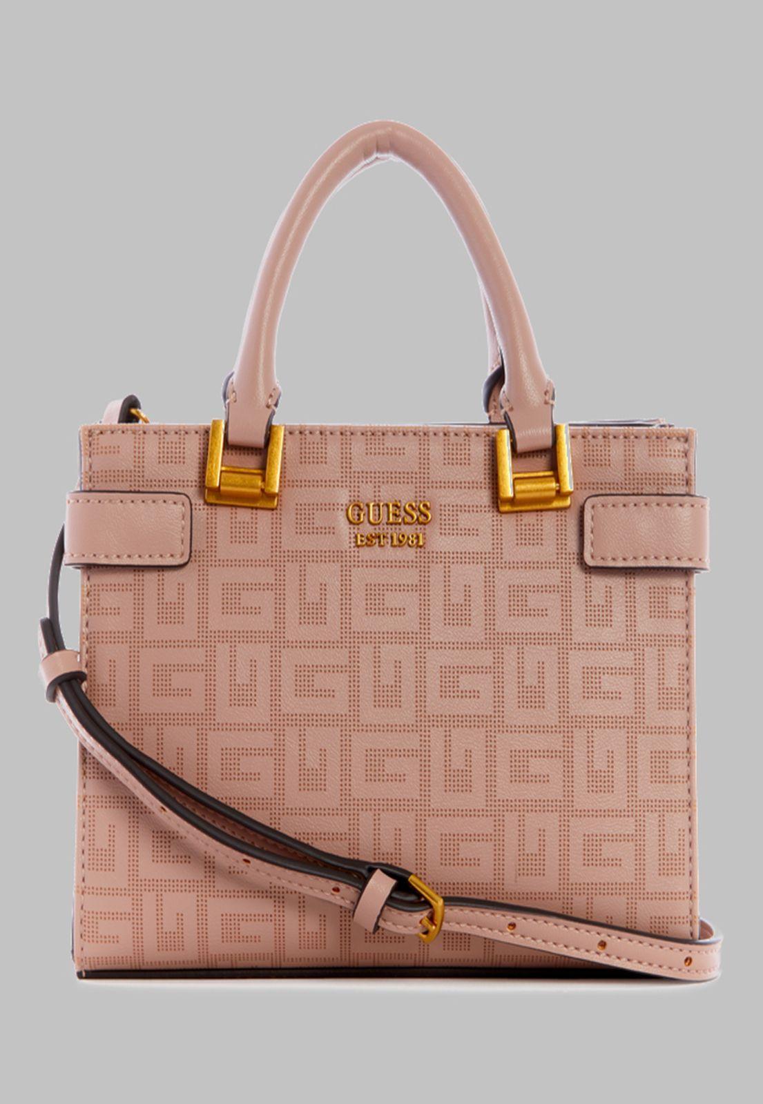 Mini Cartera Guess Atene Mini Satchel Bst Beige-0