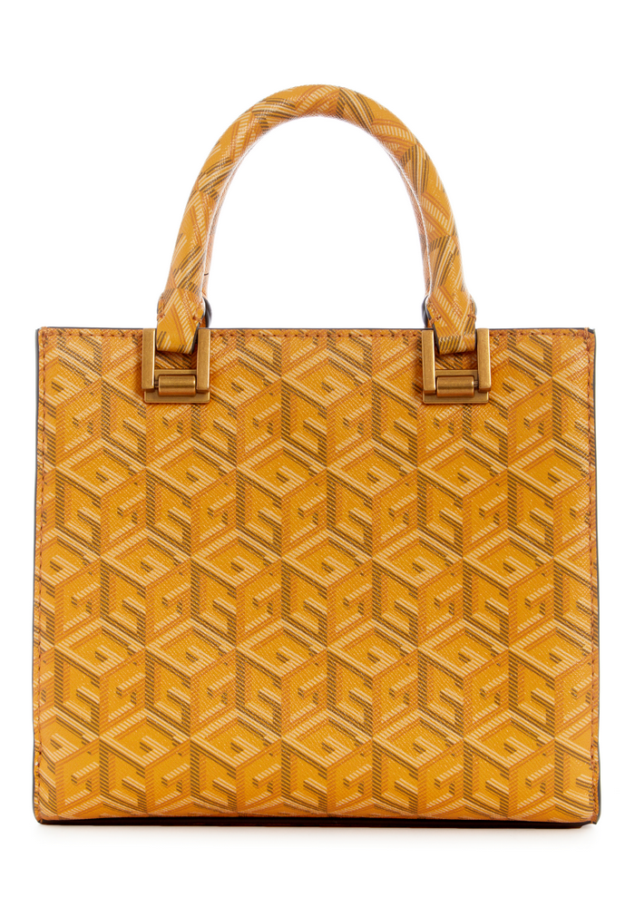 Mini Cartera Atene Mini Satchel Ywl Amarillo Guess-3