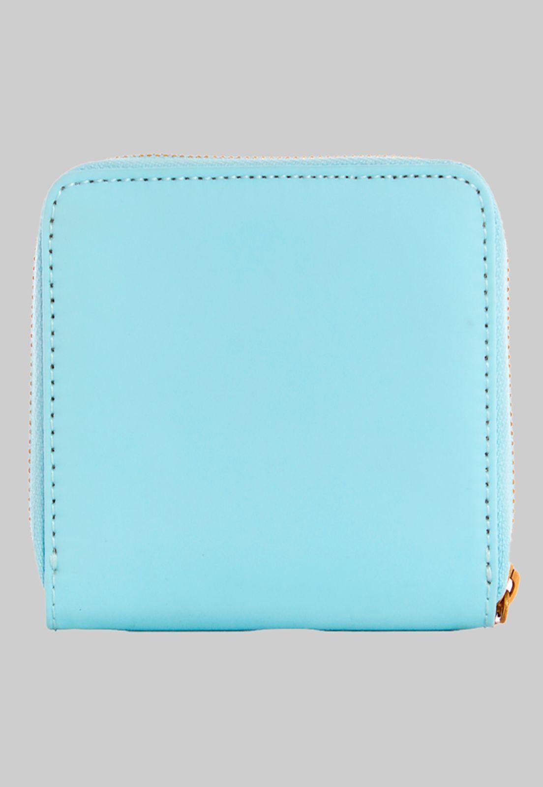 Billetera Eco Gemma Slg Small Zip Celeste Guess-1