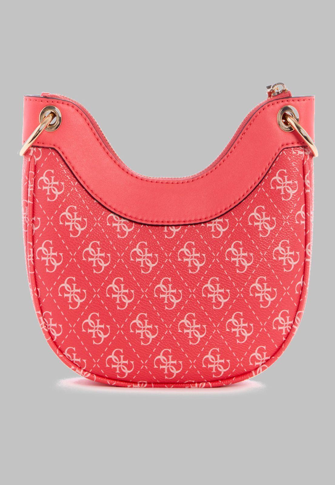 Mini Cartera Guess Kasinta Mini Hobo Cai Rosado-2