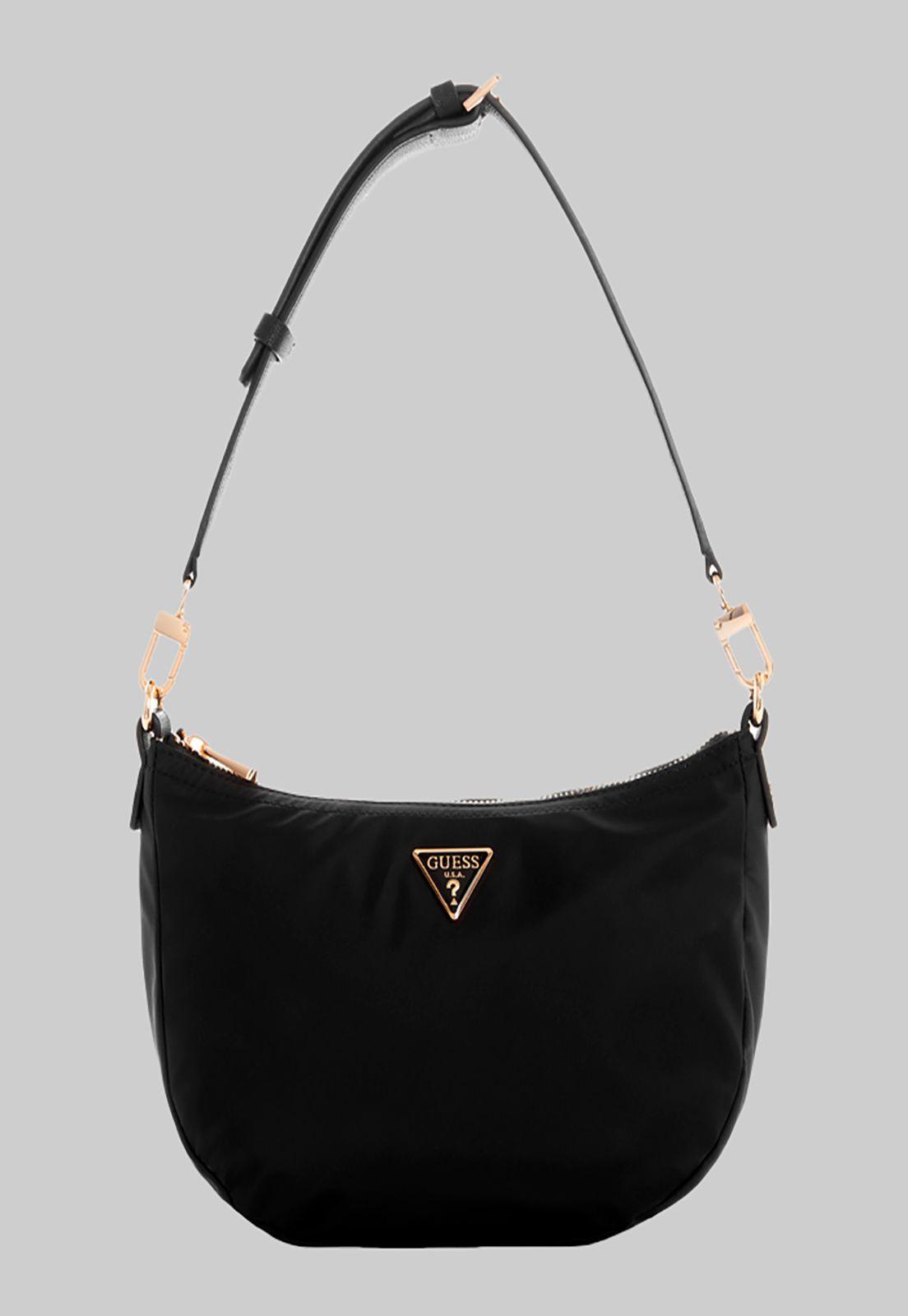 Cartera Eco Gemma Hobo Bla Negro Guess-0