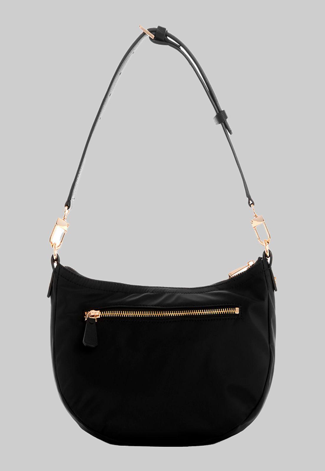 Cartera Eco Gemma Hobo Bla Negro Guess-2