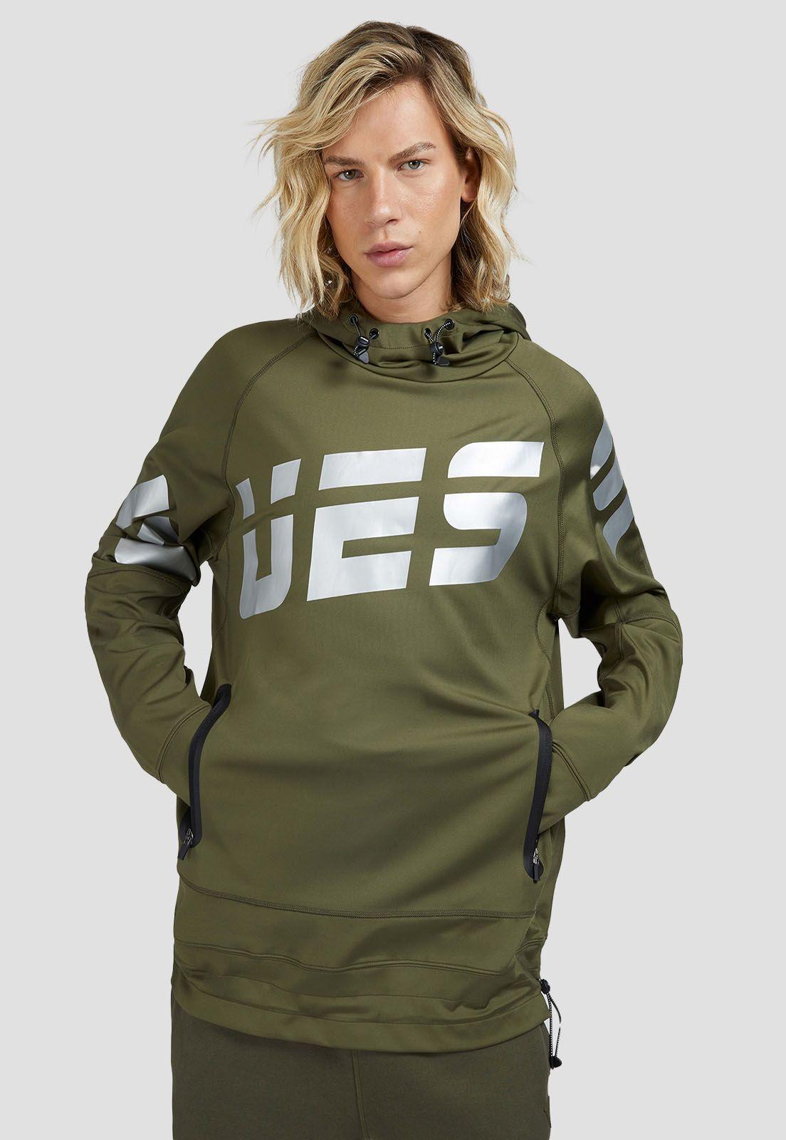 Poleron Guess Arden Scuba Hooded Sweatshirt G8F6-0