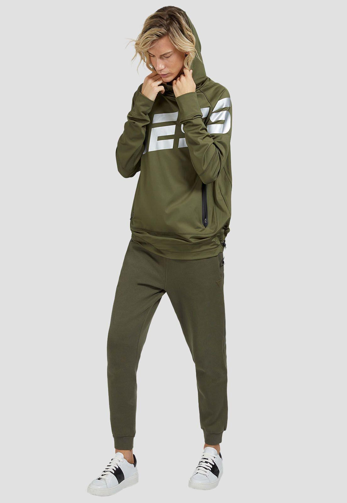 Poleron Guess Arden Scuba Hooded Sweatshirt G8F6-1