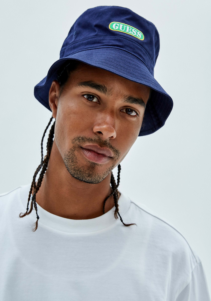Gorro Go Jordan Bucket Hat G7P1 Azul Guess-0