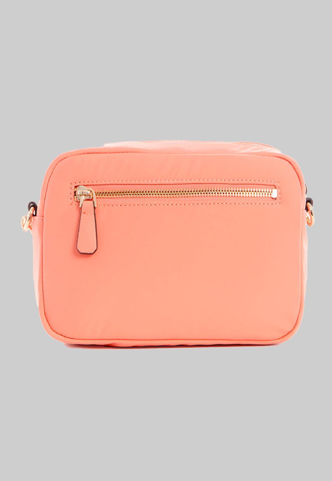 Cartera Eco Gemma Camera Bag Cor Coral Guess-2