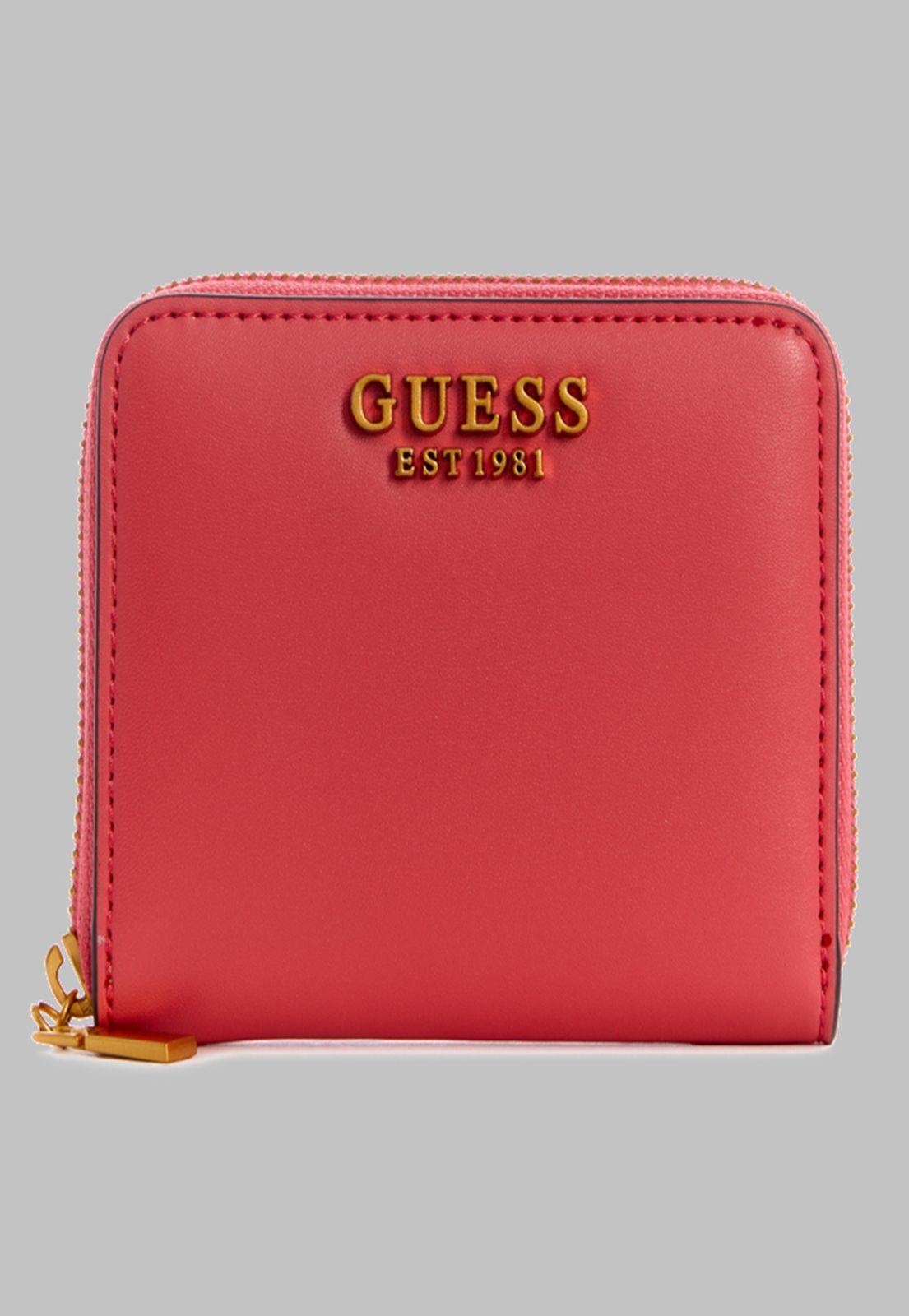 Billetera Guess Laurel Slg Small  Around Cma Rojo-0