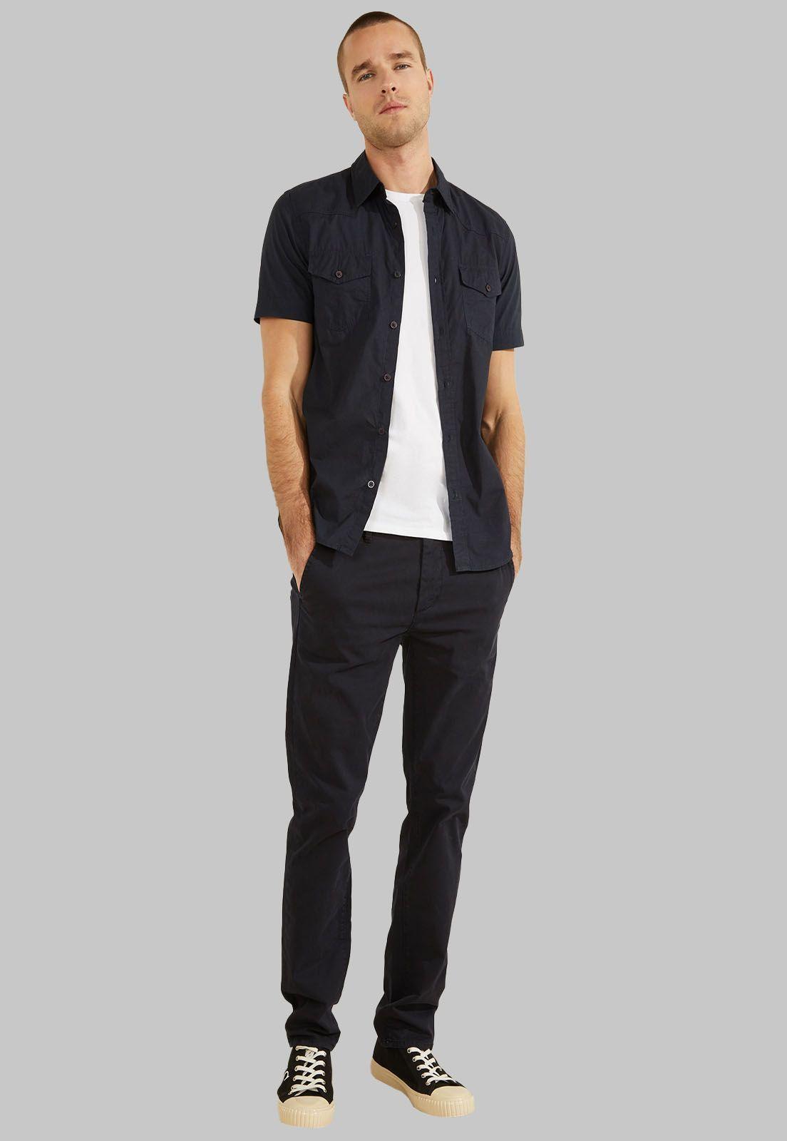 Camisa Es Ss Nottingham Western Shirt Guess-1
