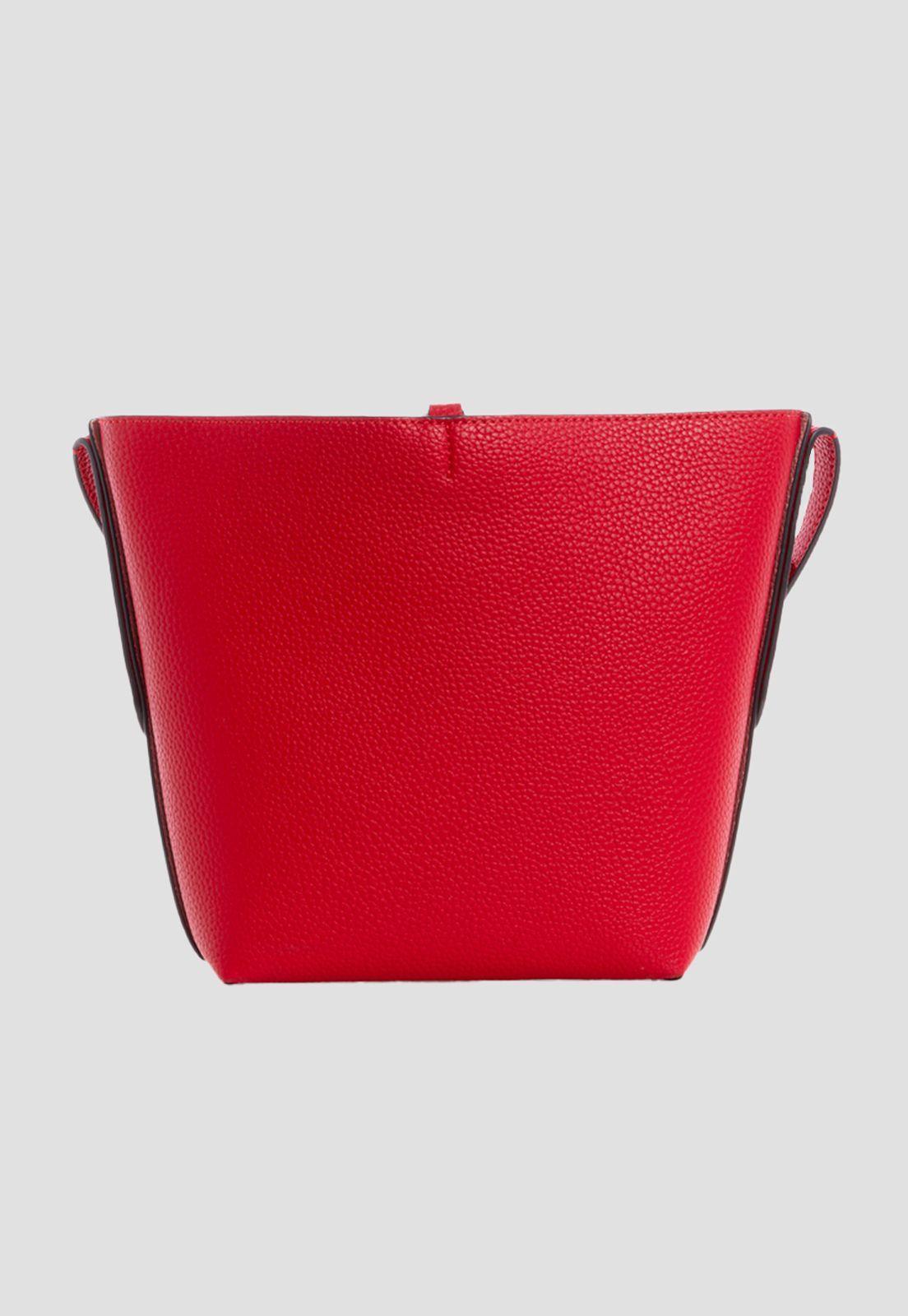 Cartera Eco Brenton Bucket Rmr Rojo Guess-2