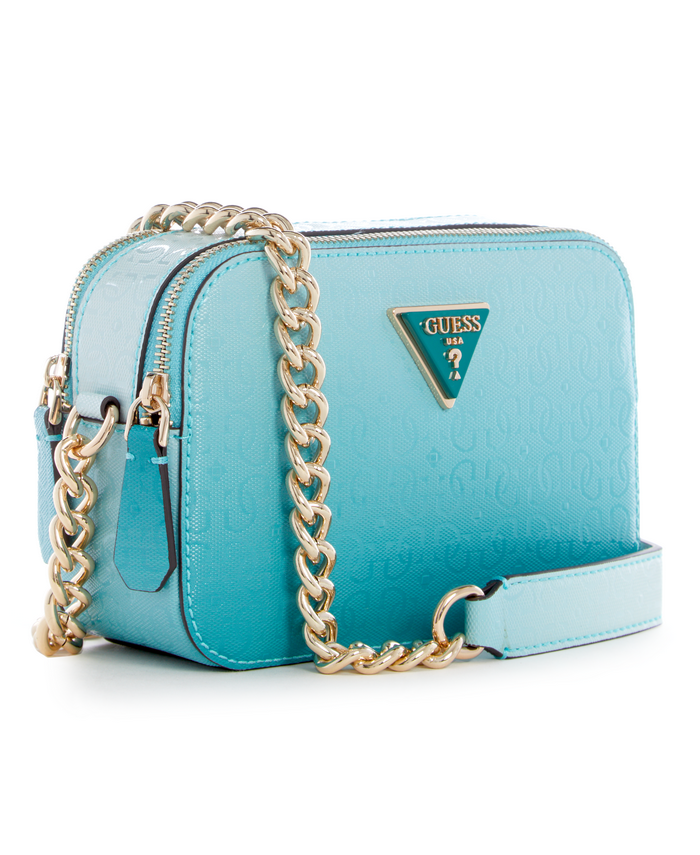 Cartera Guess Noelle Crossbody Camera Aqo Celeste-1
