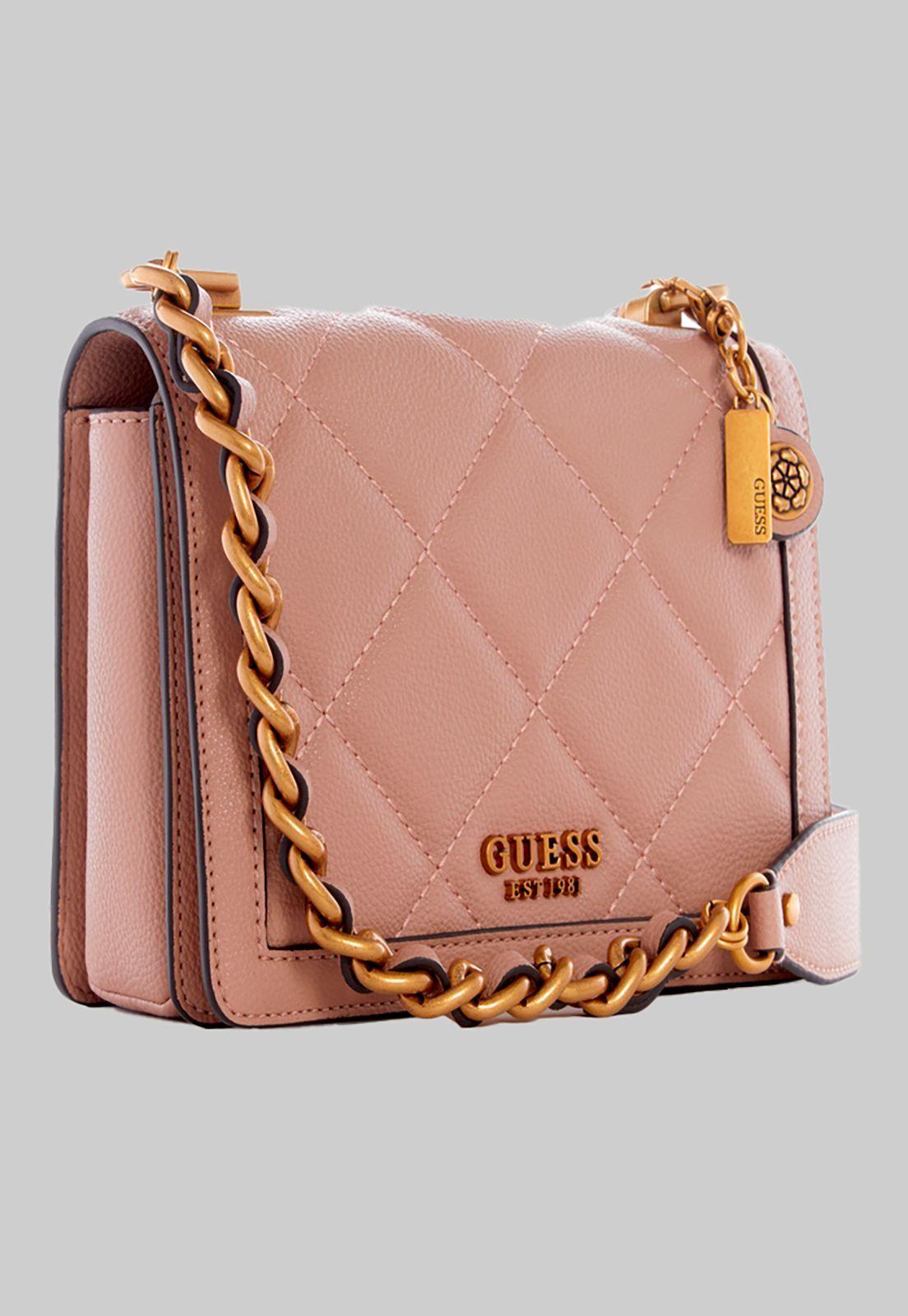 Cartera Abey Crossbody Flap Rwo Beige Guess-1