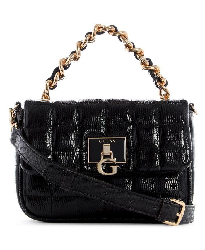 Mini Cartera Kobo Mini Crossbody Flap Negro Guess-0