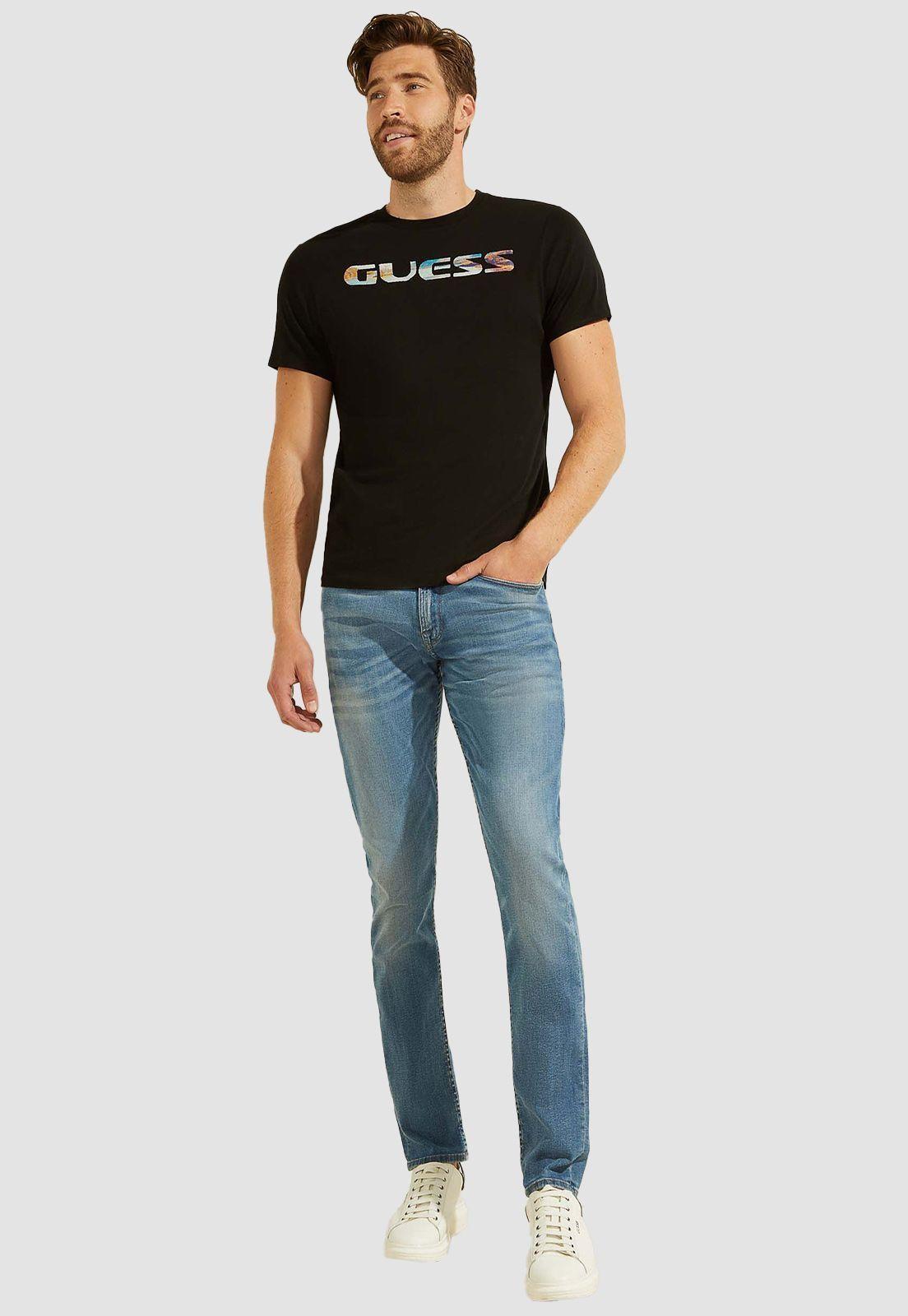 Polera Guess Ss Scenic Logo Tee-1