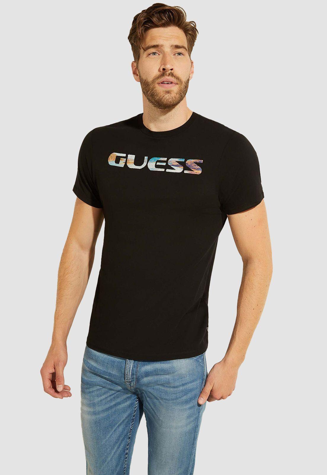 Polera Guess Ss Scenic Logo Tee-0