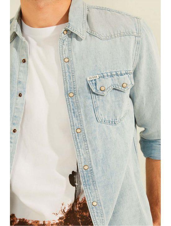 Camisa Guess Ls Regular Western-1