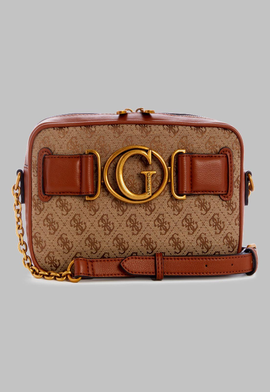 Cartera Guess Aviana Camera Bag Lco Café-0