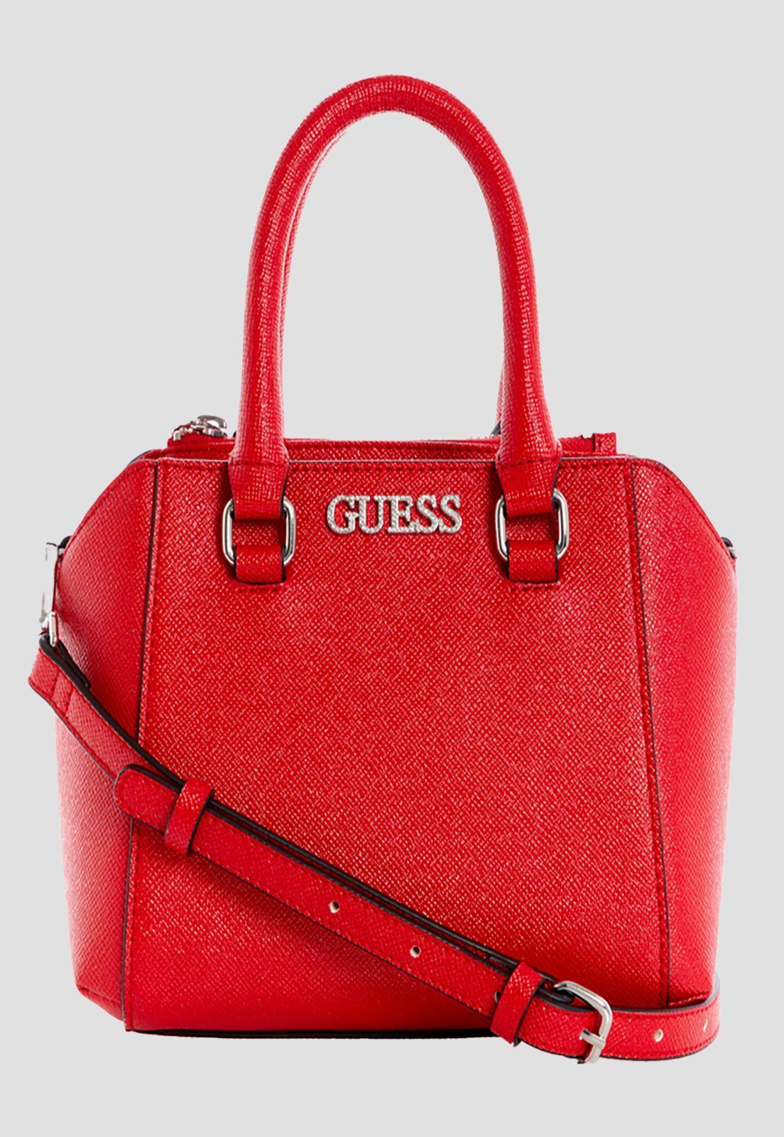 Mini Cartera Karlan Mini Satchel Red Rojo Guess-0