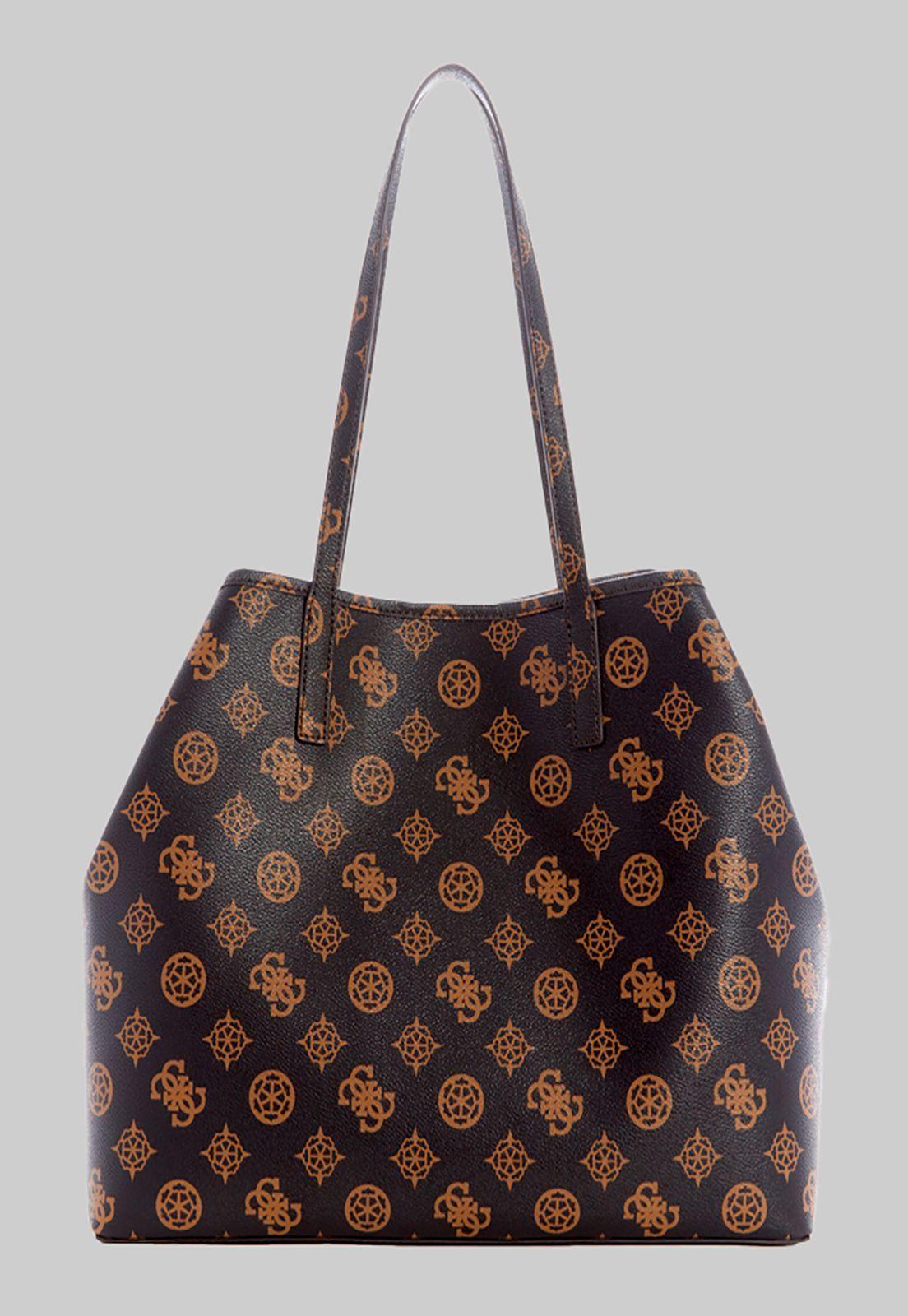 Cartera Vikky Large Tote Mlo Café Guess-3