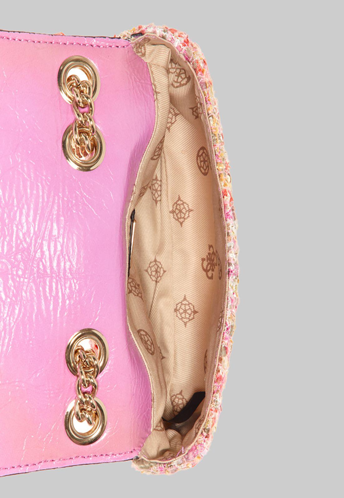 Mini Cartera Guess Spark Micro Mini Fmu Rosado-3