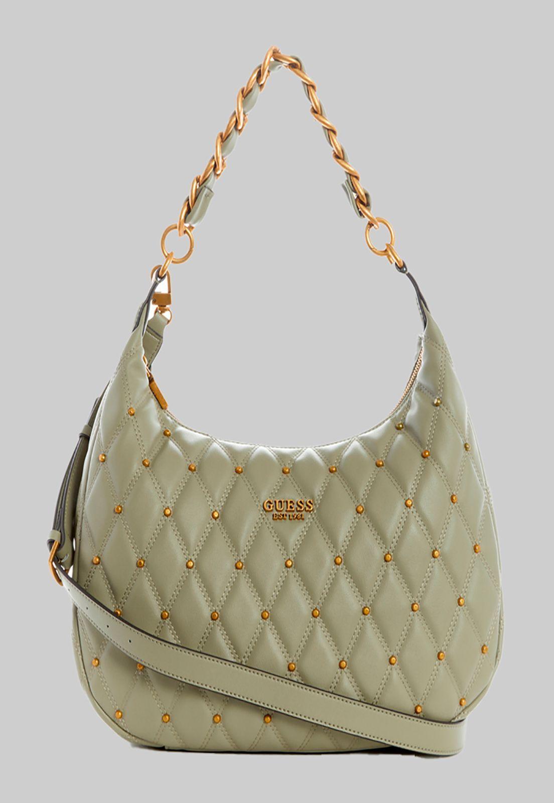 Cartera Triana Hobo Sag Verde Guess-0