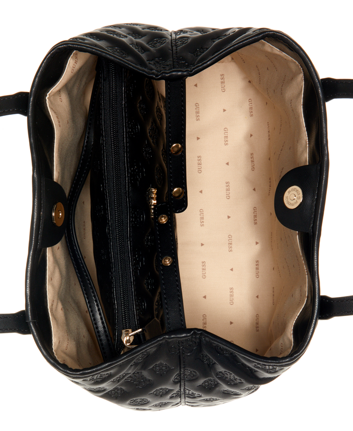 Cartera Guess Vikky Tote Bla Negro-3
