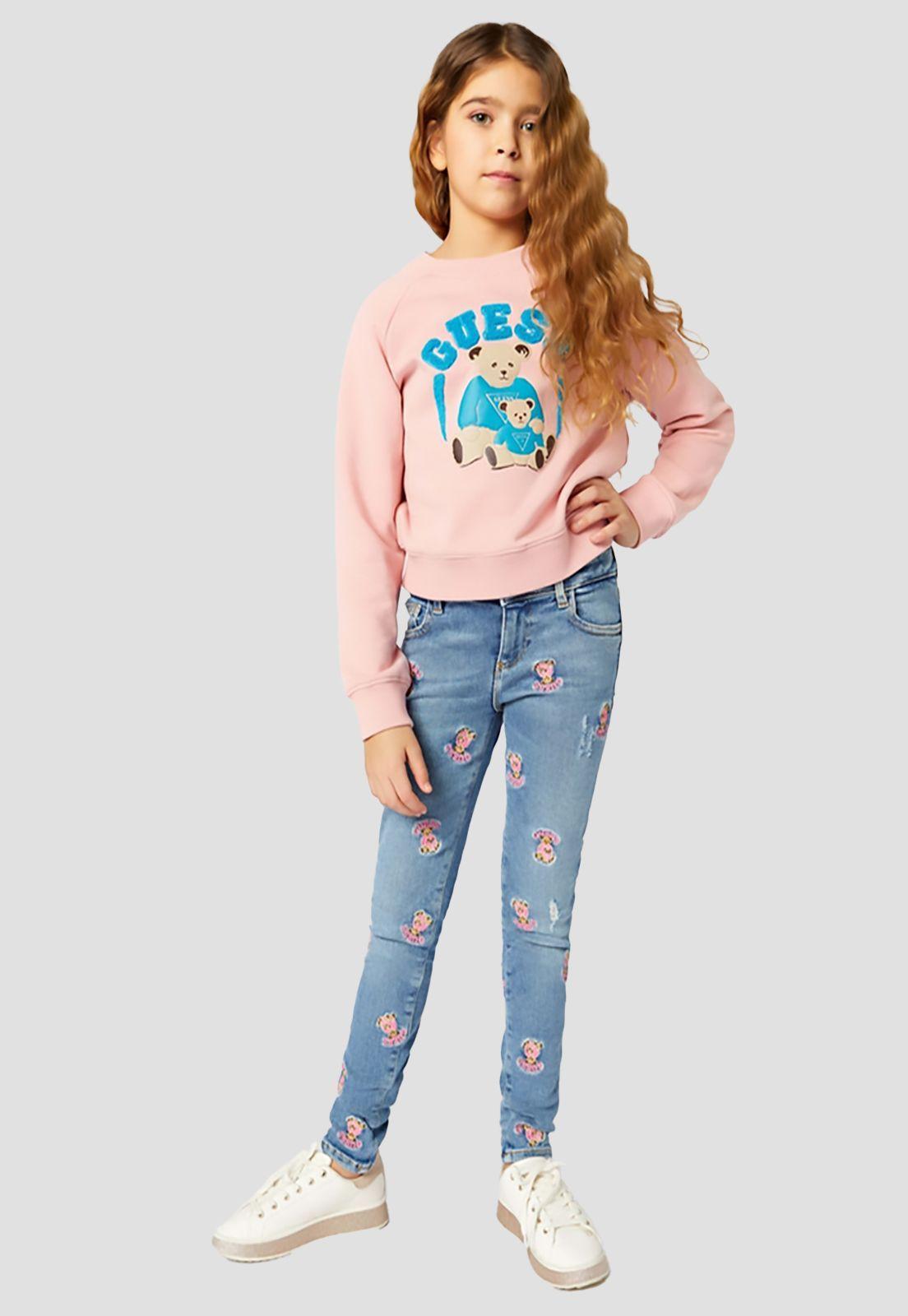 Poleron G Kids Ls Active Top_Bear Capsule Rosado-2