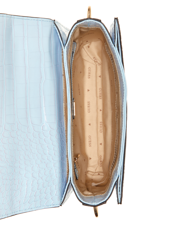 Cartera Guess Retour Top Handle Flap Pwb Celeste-3
