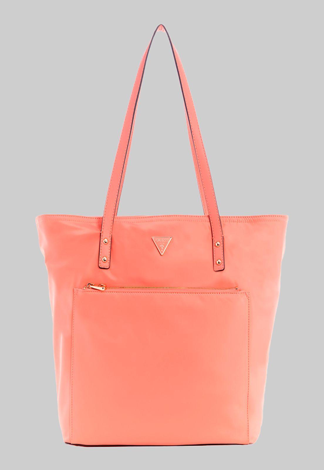 Cartera Eco Gemma Tote Cor Coral Guess-0