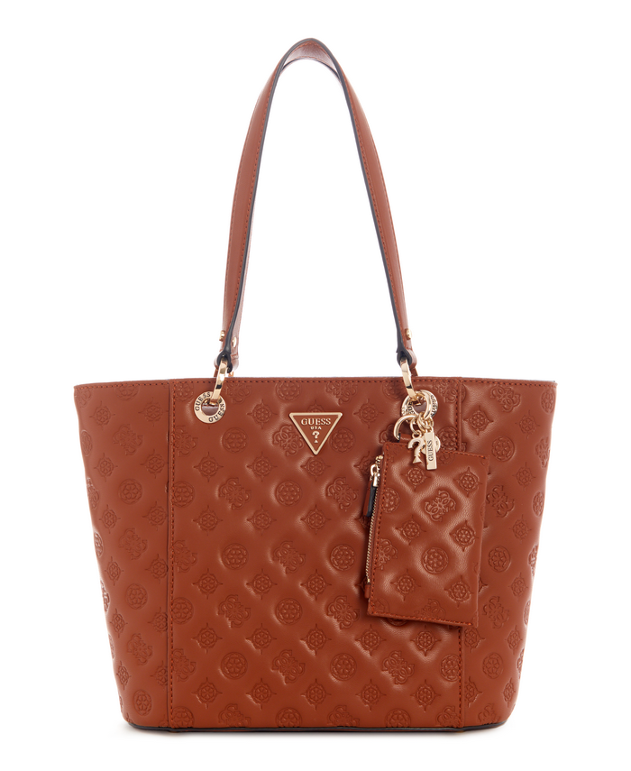 Cartera Guess Noelle Small Elite Tote Cog Café-0
